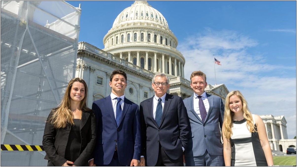 High School Student Resume Congressional Internship