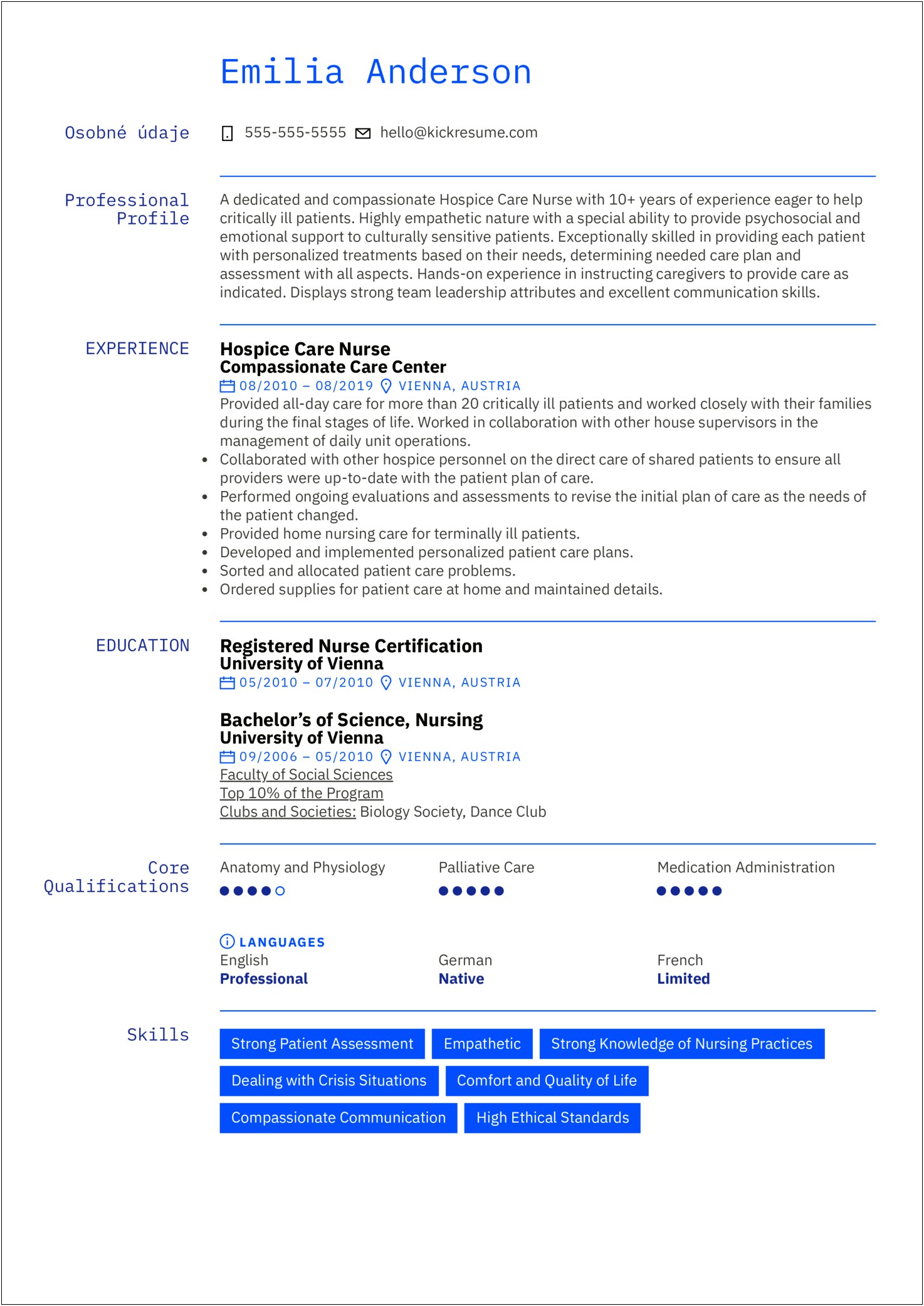 Hospice Quality Manager Resume Sample
