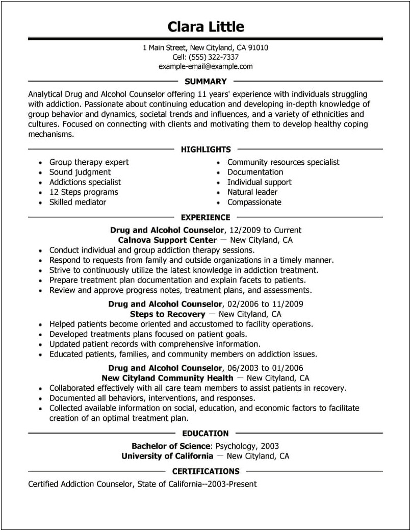Hospital Admissions Counselor Resume Job Description