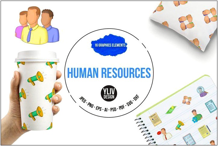 Human Resources Icon Resume Seopack Free
