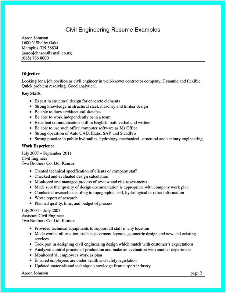 Hydro Sales Manager Sample Resume