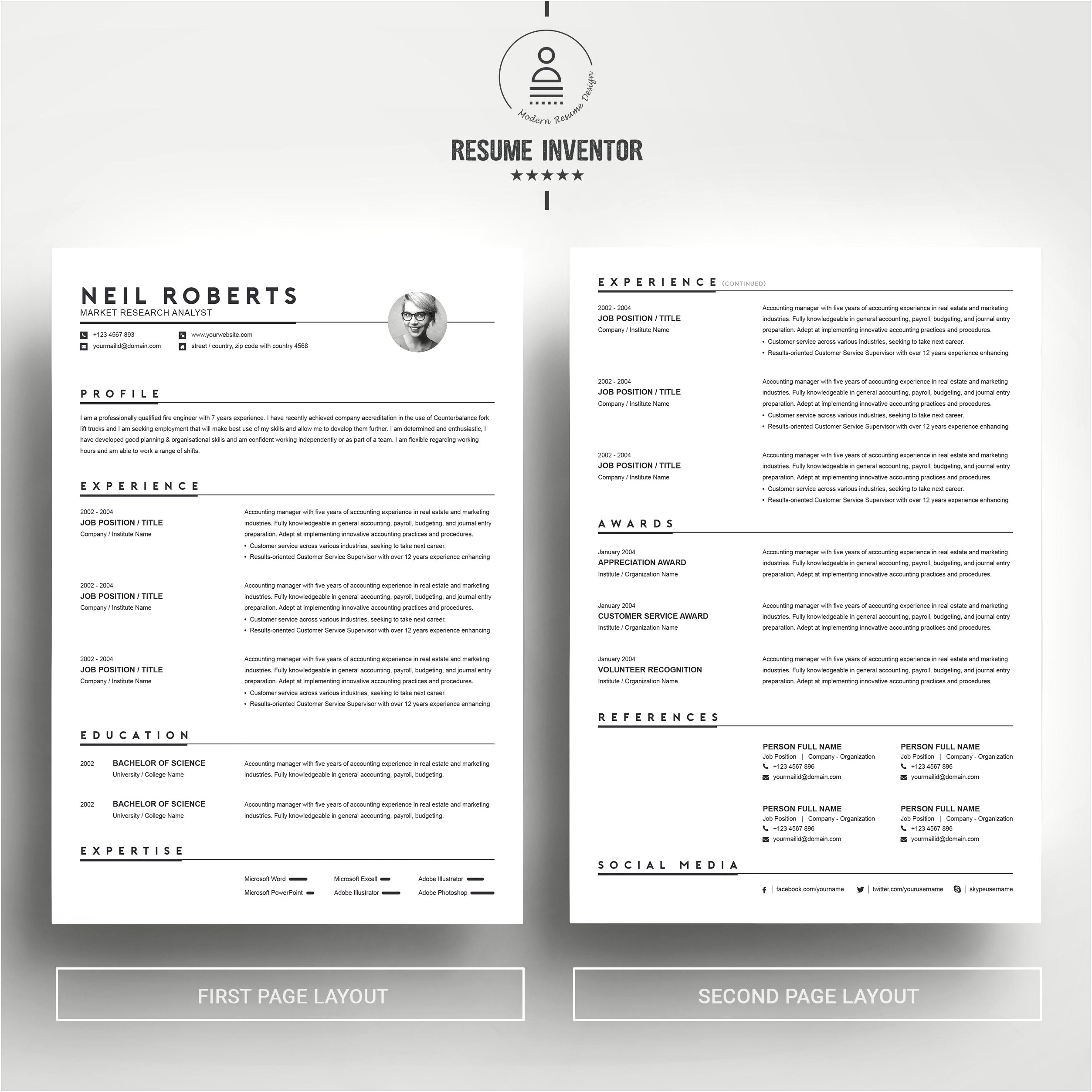 I Use A Word Resume Template