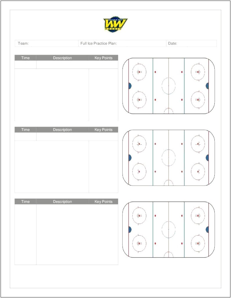 Ice Hockey Coaching Resume Samples