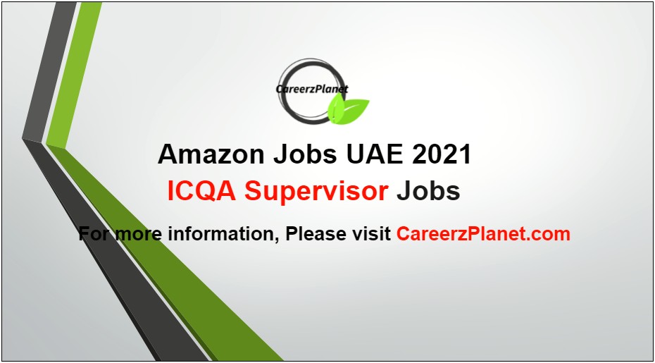 Icqa Job Description For Resume