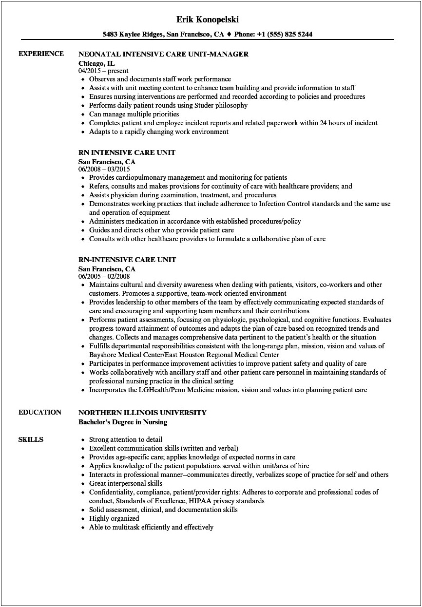 Icu Medical Secretary Jobs.resume