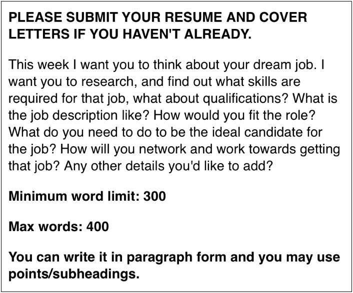 Ideal Number Of Words In Resume