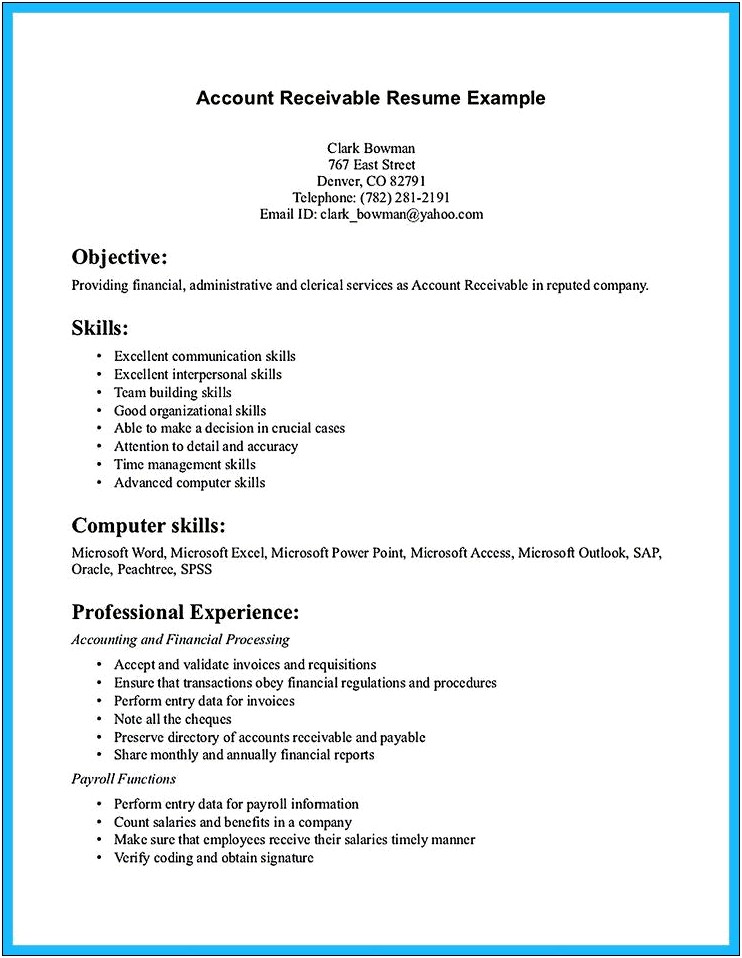 Ideas For Skills And Strengths On Resume