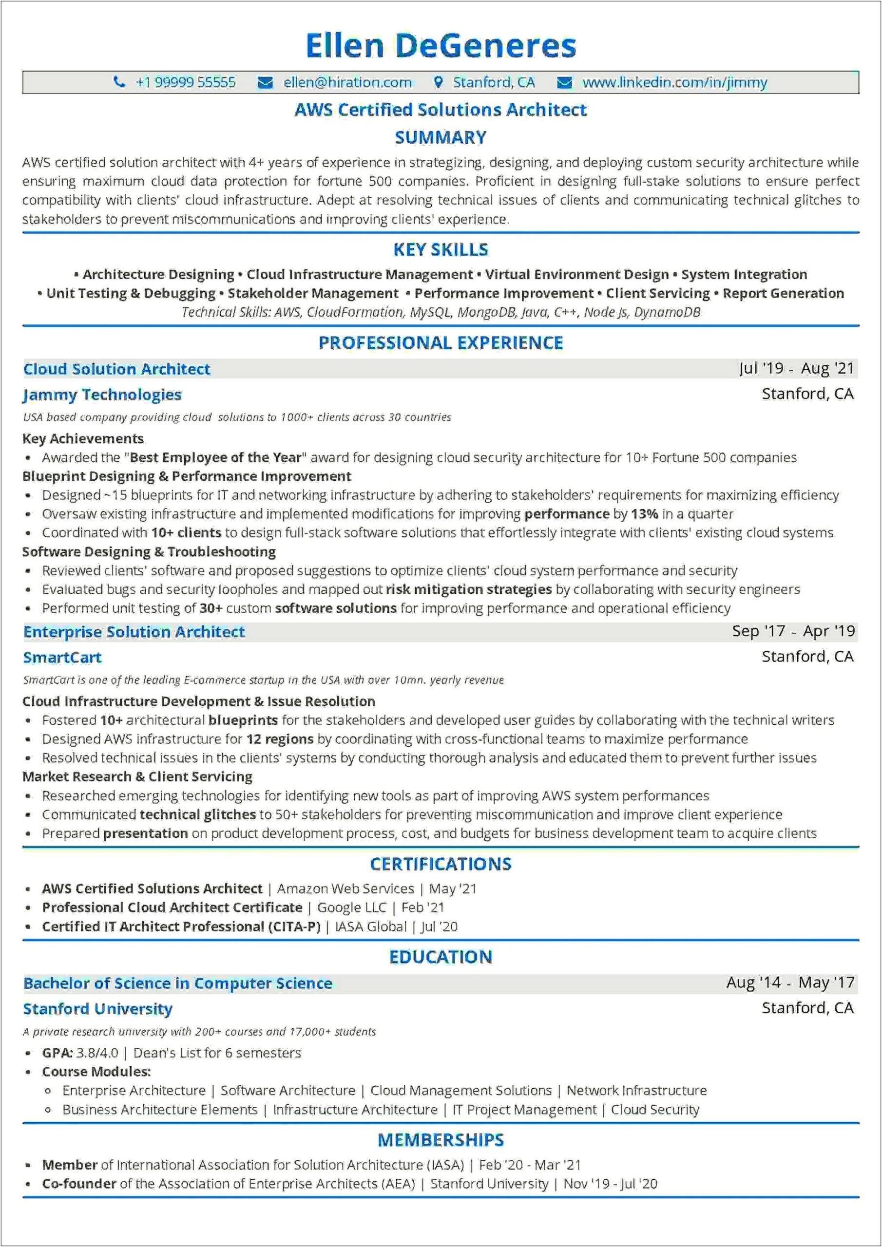 Identity And Access Management Architect Resume