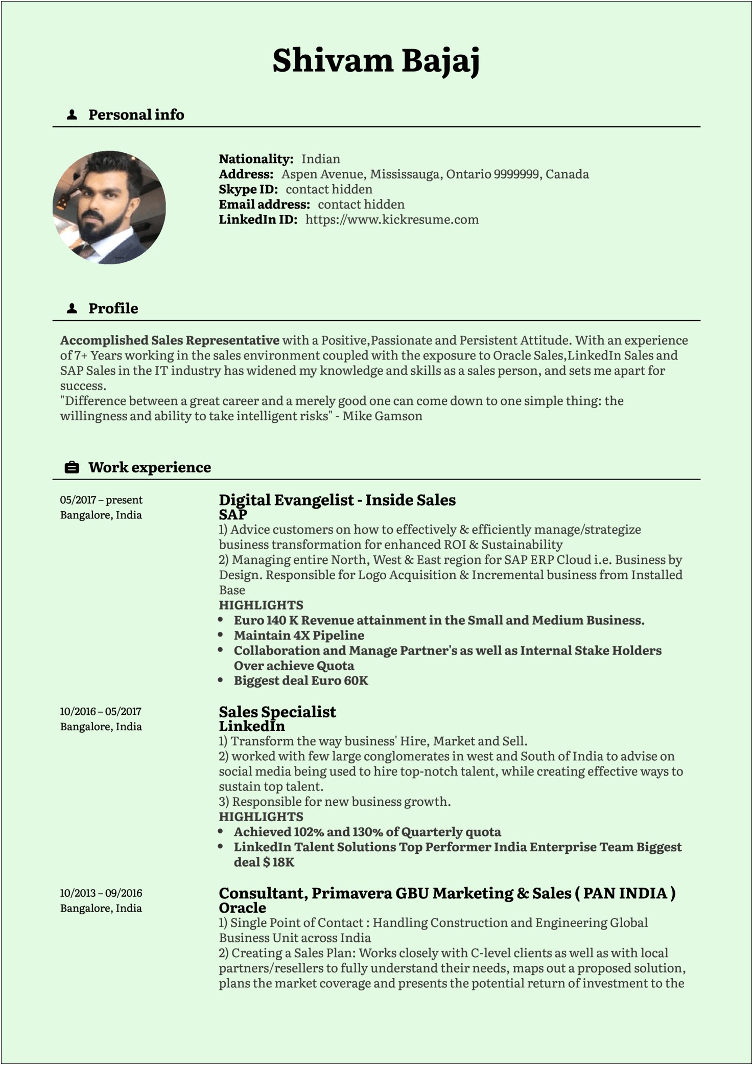 Import Export Manager Resume India