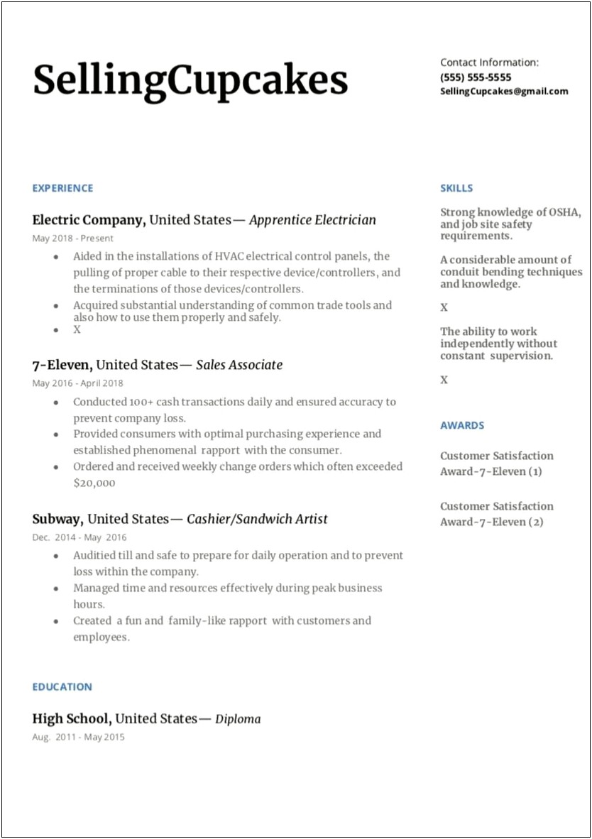Incomplete Degree On Resume Example