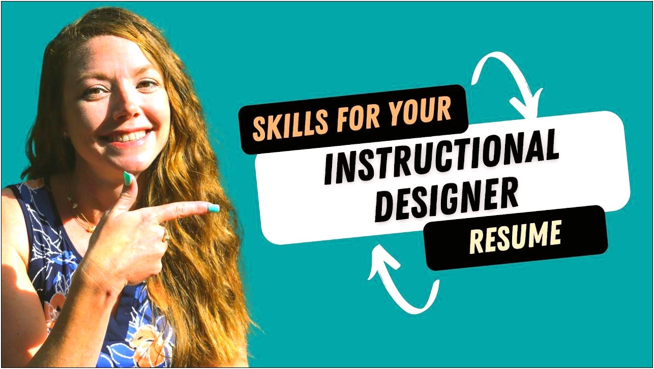 Instructional Design Skills For Resume