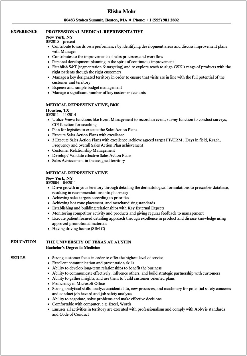 Interests On Resume Examples For Hospital Jobs