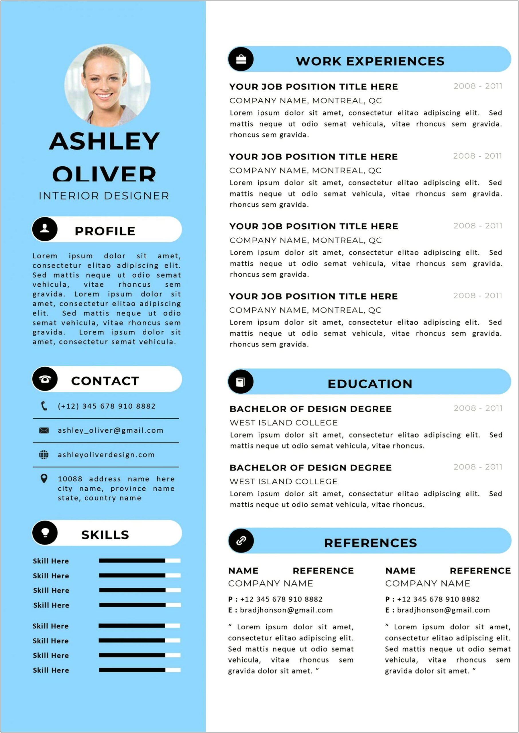 Interior Designer Job Description Resume