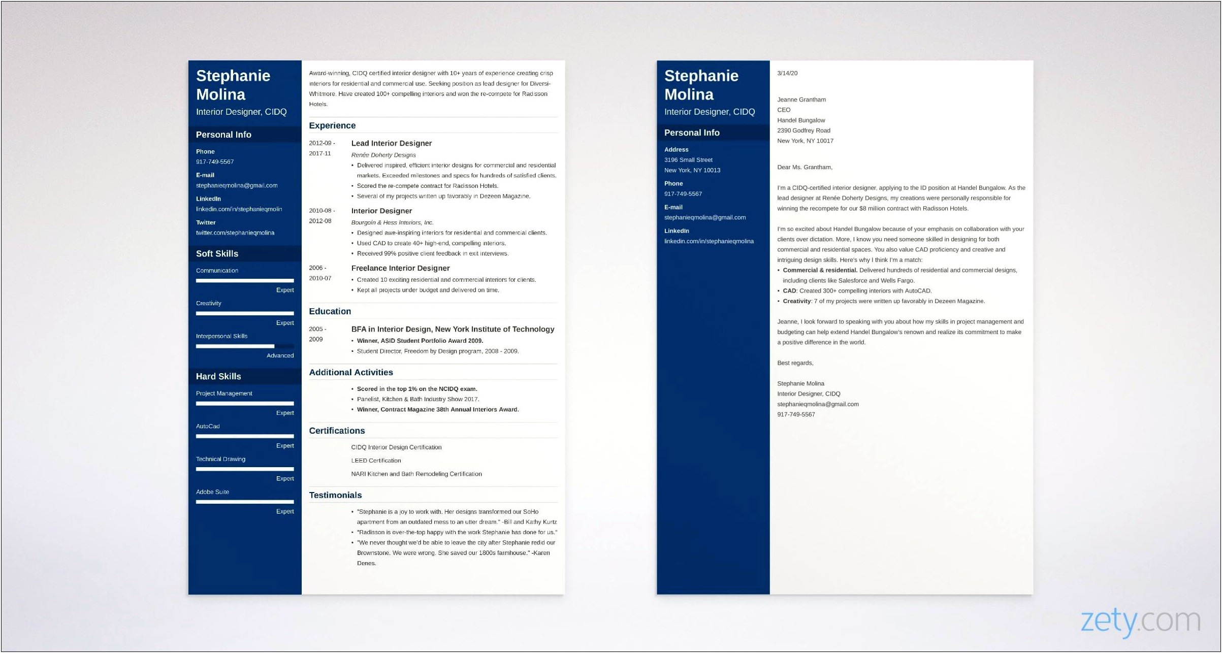 Interior Fit Out Resume Sample