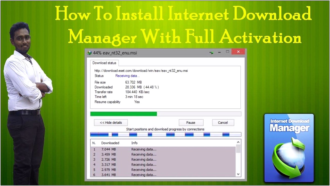 Internet Download Manager Resume Capability