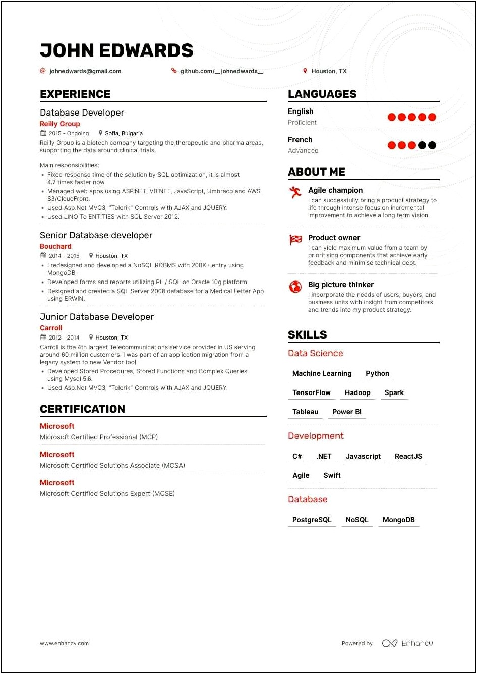 Into For A Resume Examples