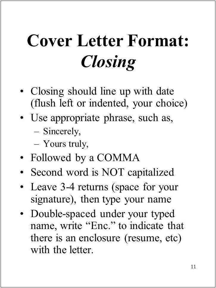 Is Cover Letter And Resume Capitalized