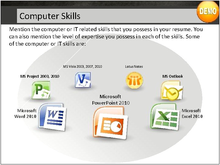 Is Ms Project Separate Skill From Visio Resume