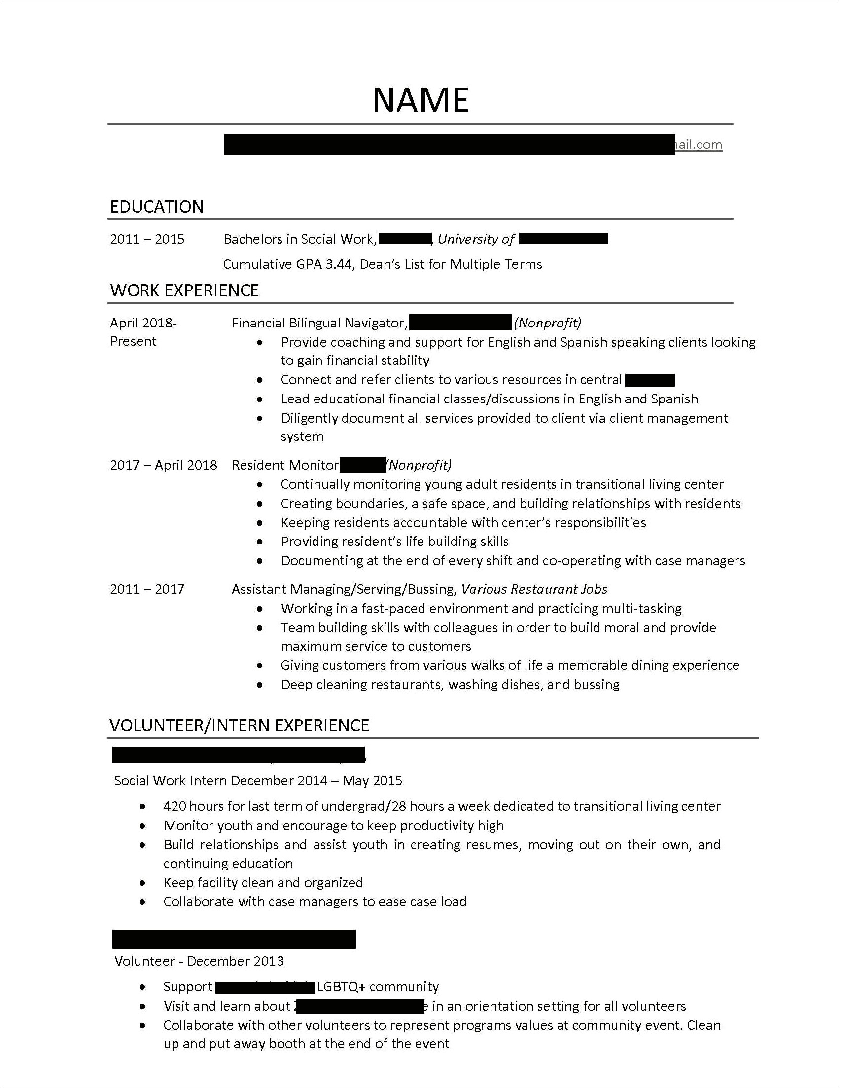 Is Nonprofit Board Service Good For Resume