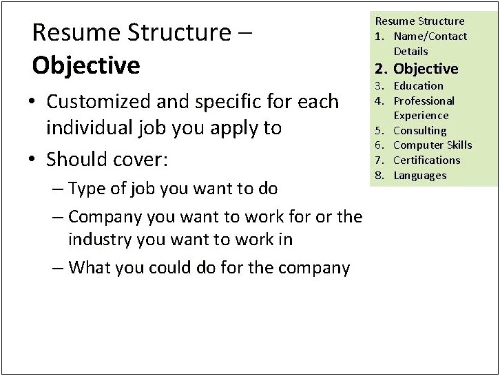 Is Objective Important In Resume