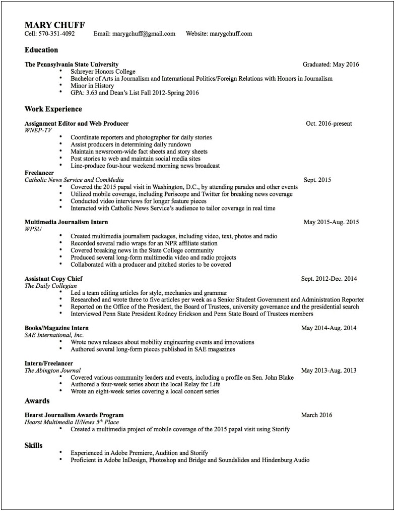 Is Student Government Good For Engineering Resume