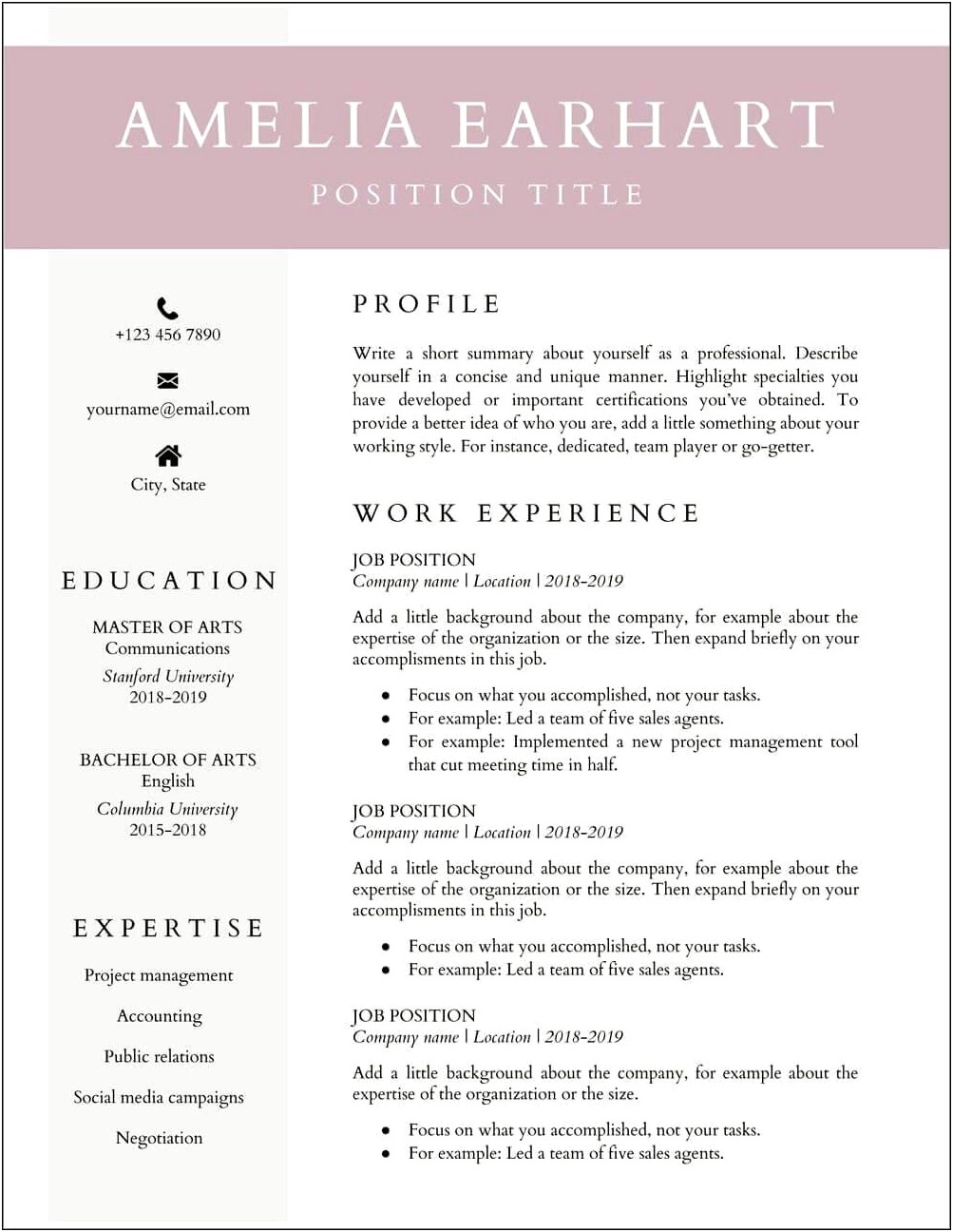 Is There Resume Templates On Google Docs