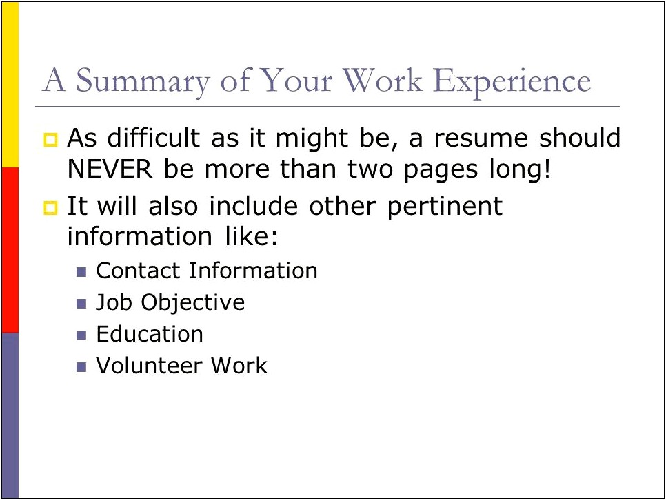 Is Volunteer Work Necessary On A Resume