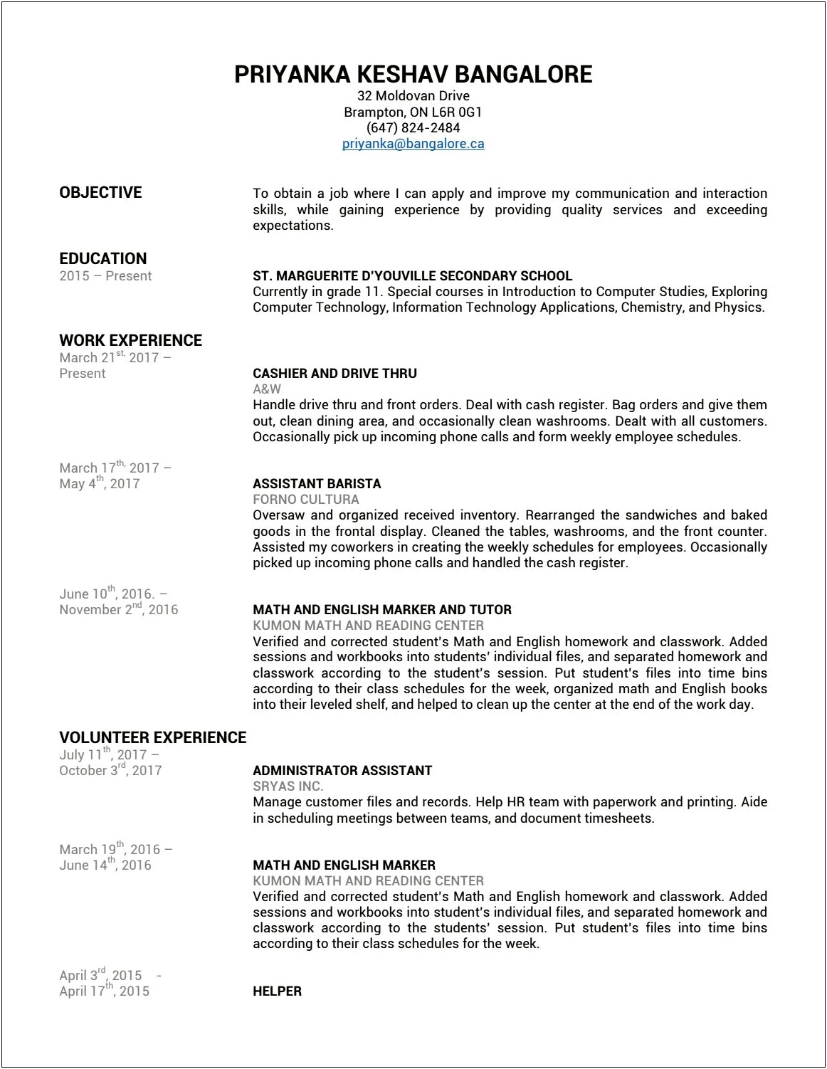 Isu Dining Job Description Resume