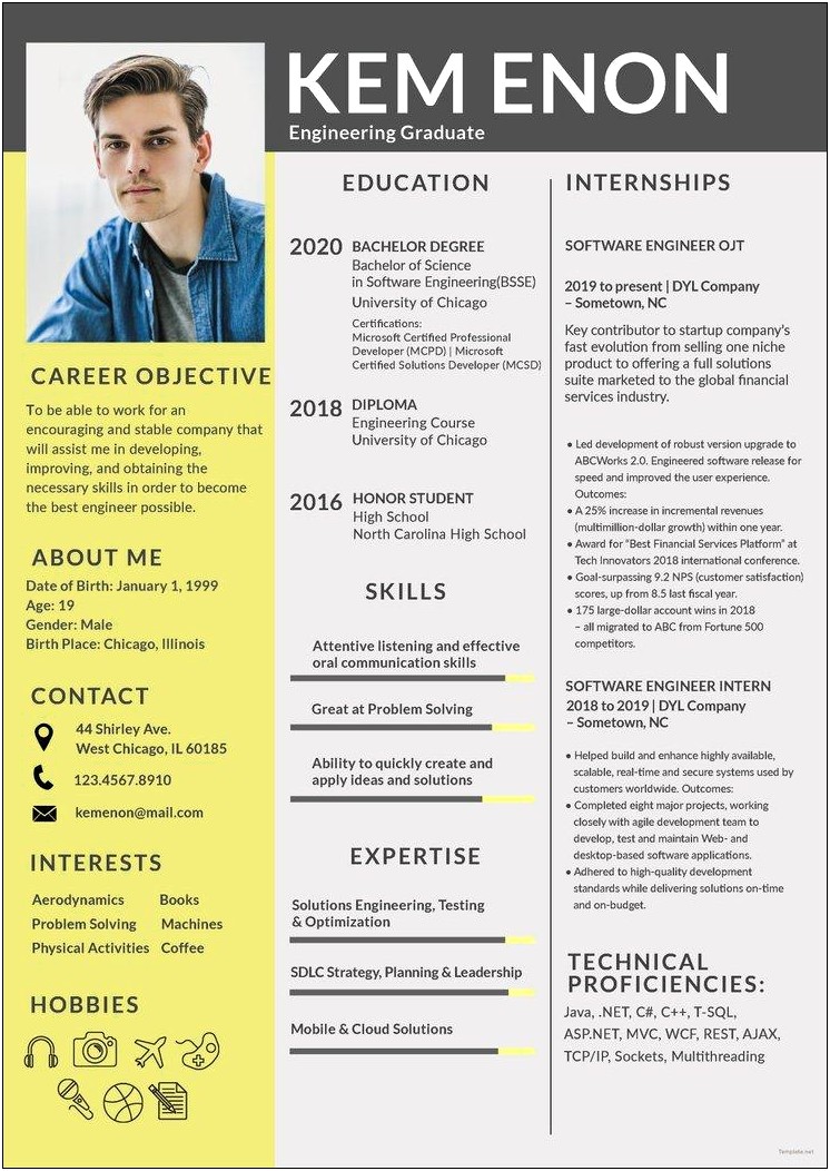 It Freshers Resume Format Free Download
