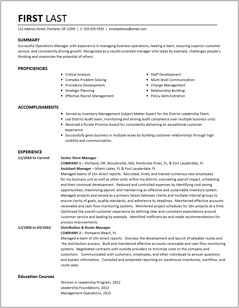 It Manager No Experience Resume