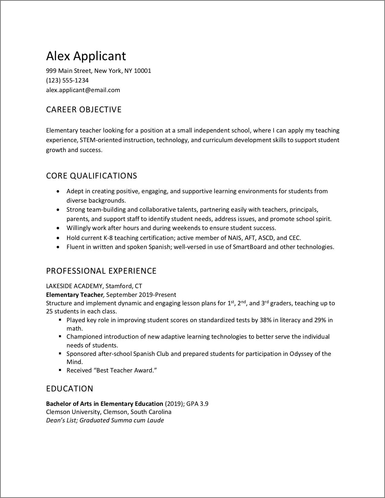 It Manager Resume Objective Examples