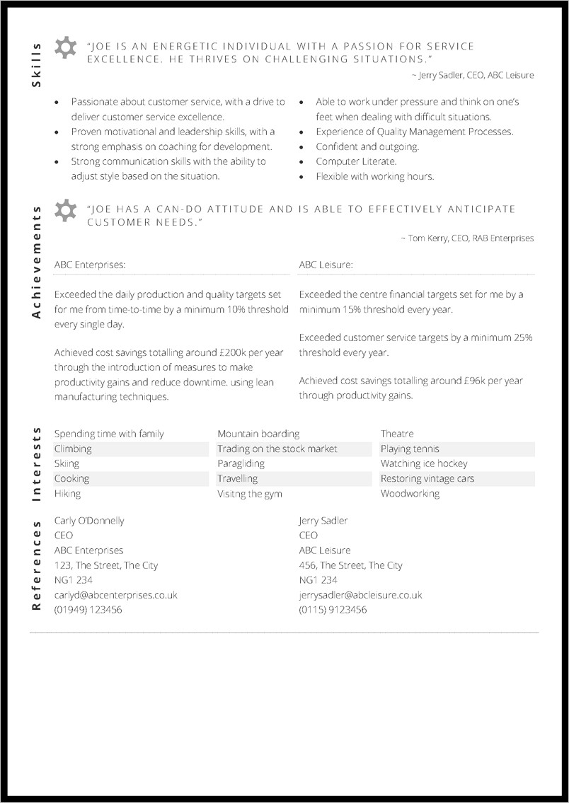 It Operations Manager Resume Download