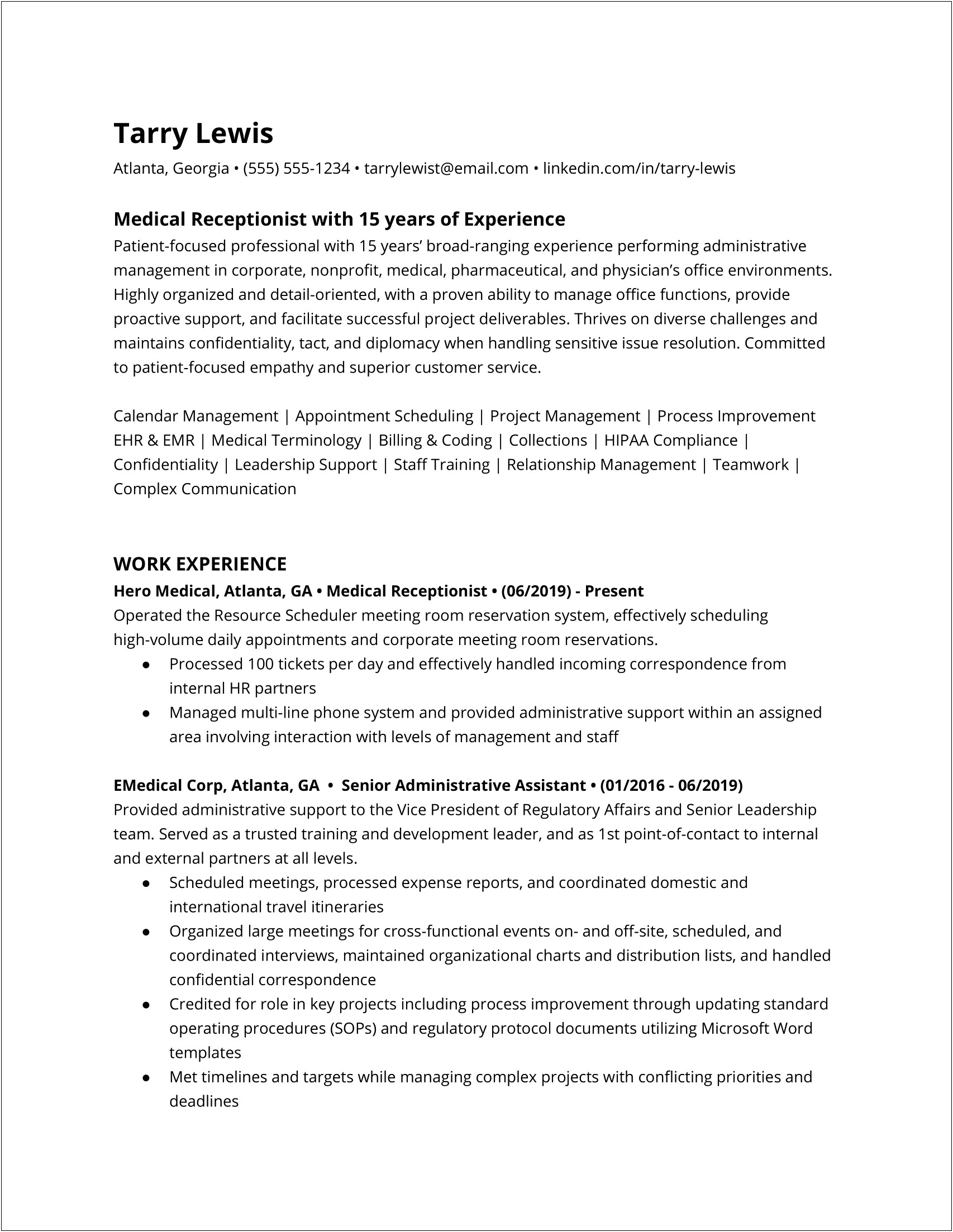 It Project Manager Resume Healthcare Sample