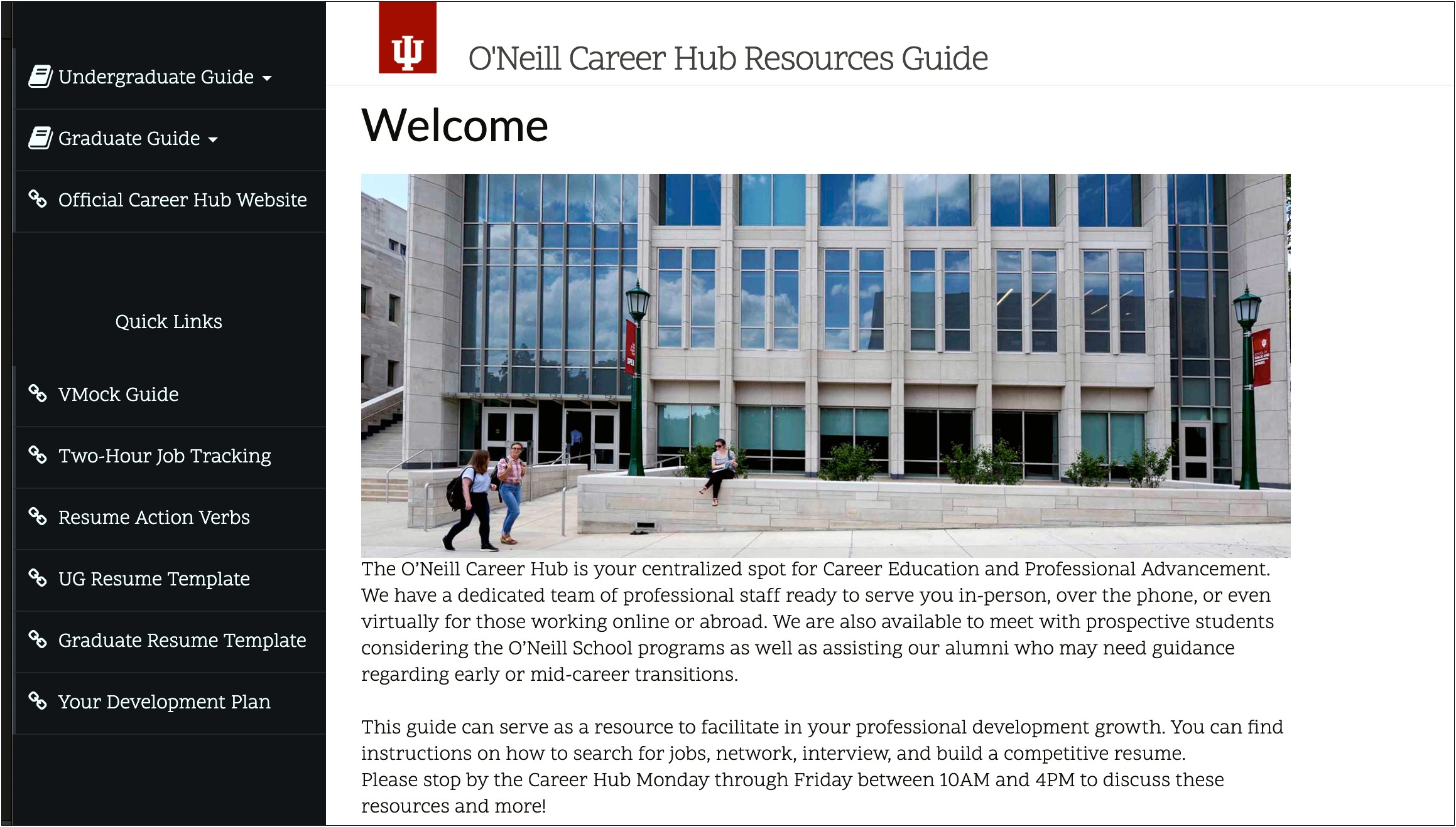 Iu Career Services Resume Action Words