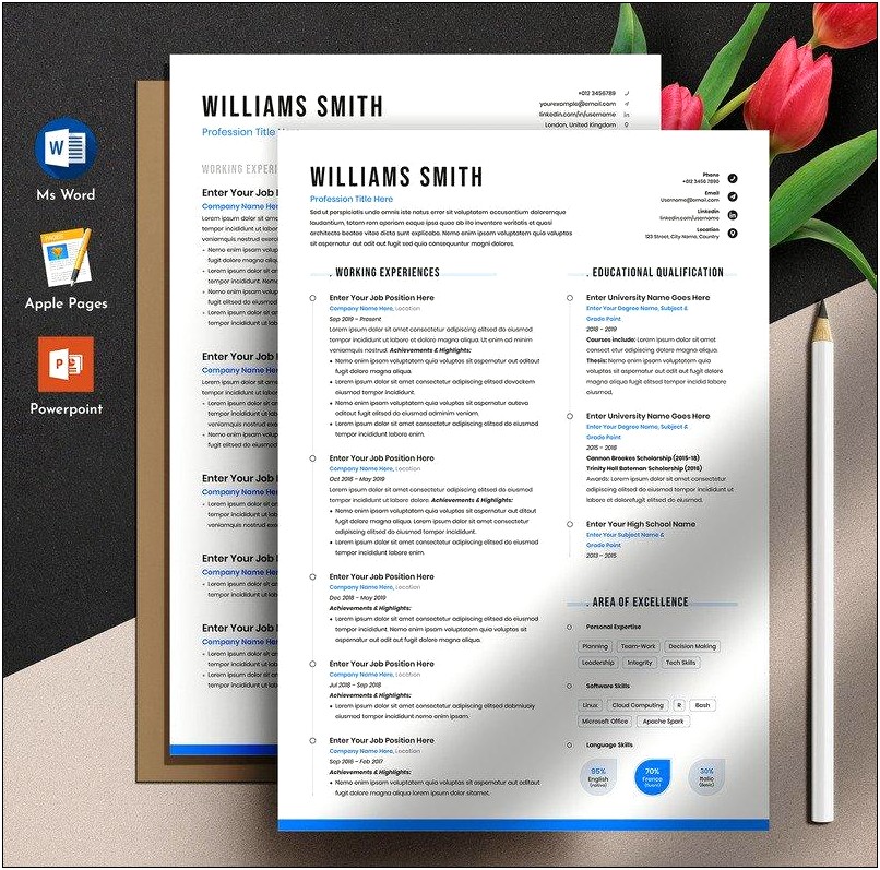 Iwork Pages Resume Templates Free