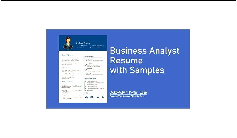 Jira Business Analyst Resume Sample