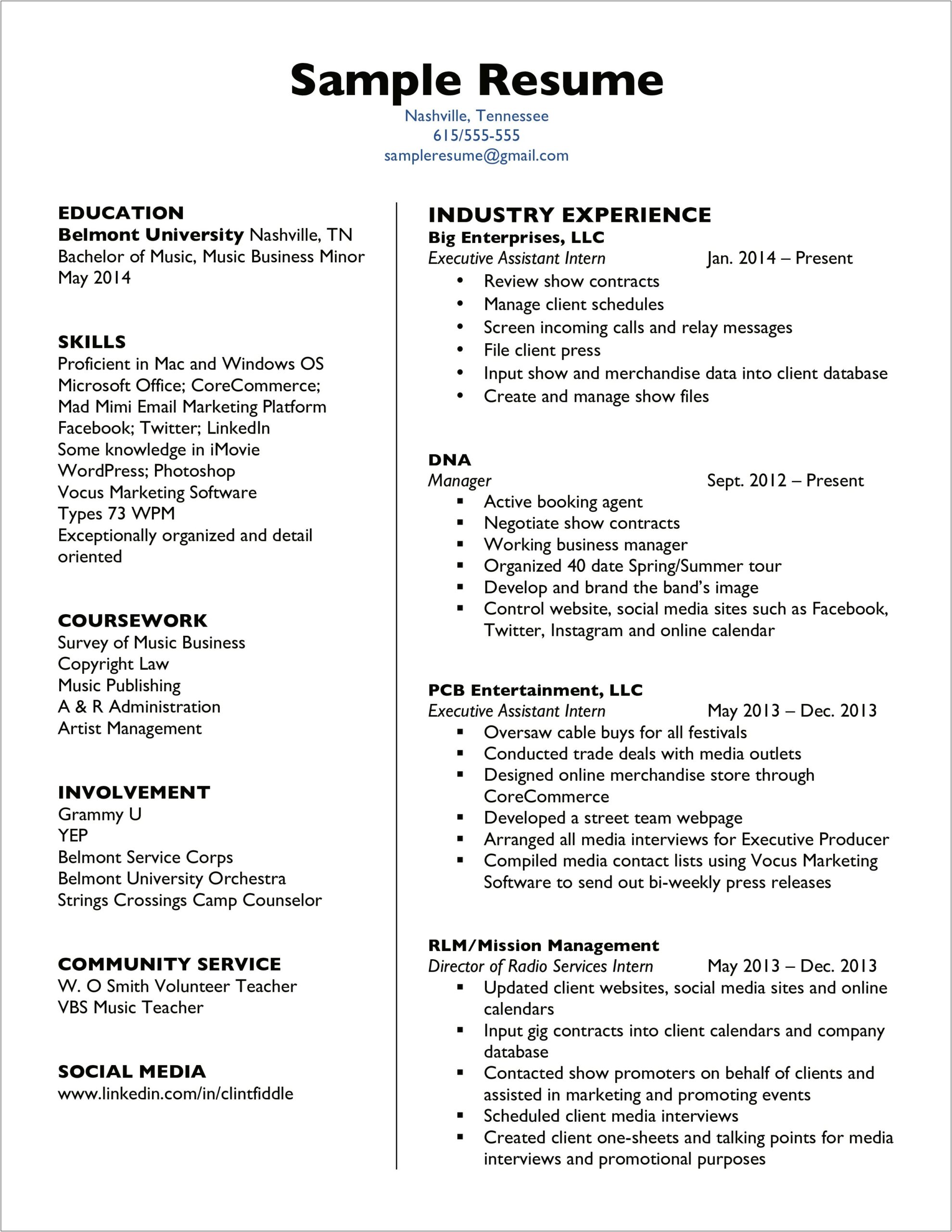 Job Description For Camp Counselor For Resume