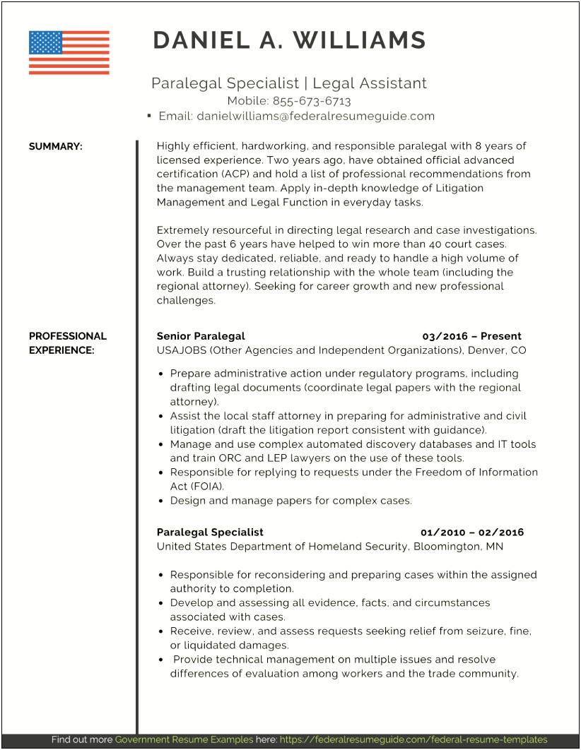 Job Description Legal Secretary Resume