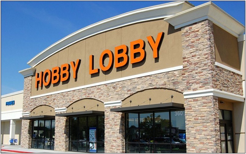 Job Description Resume Hobby Lobby