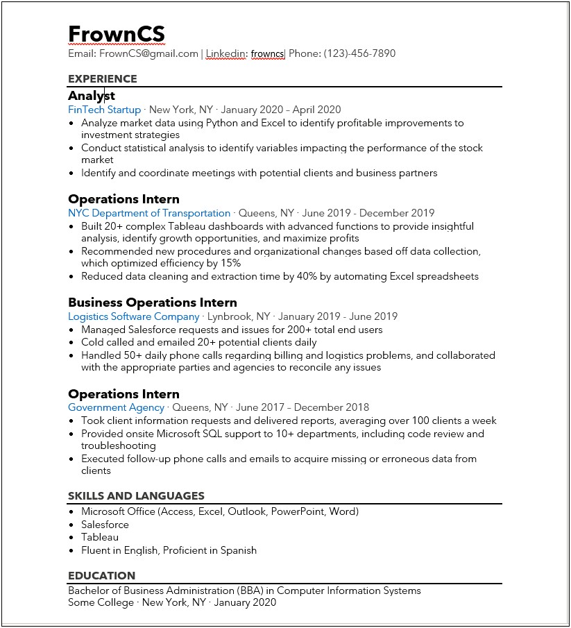 Job On Resume Got Fired From