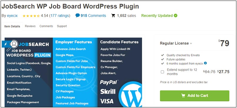 Job Plugin Wordpress Showing Resume In Google