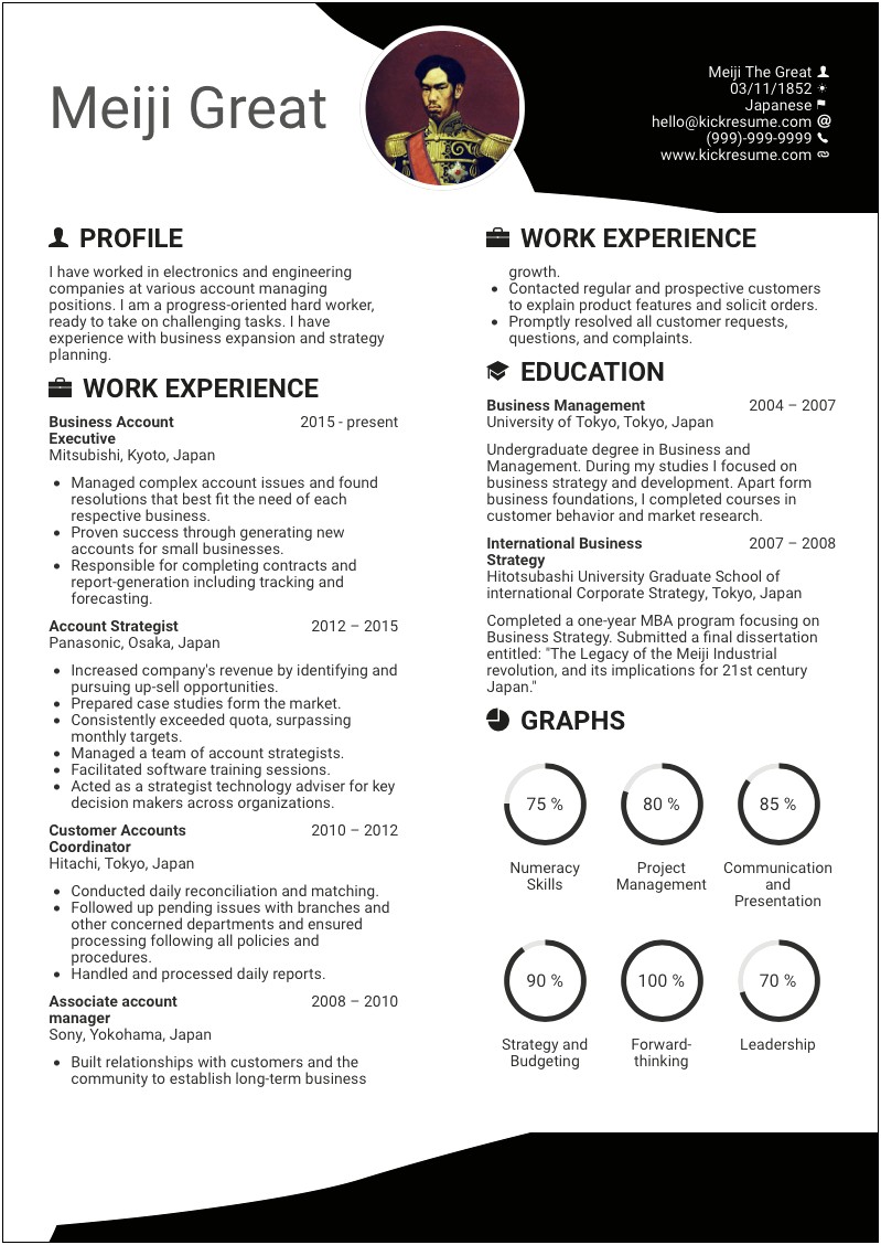 Junior Account Executive Job Description For Resume