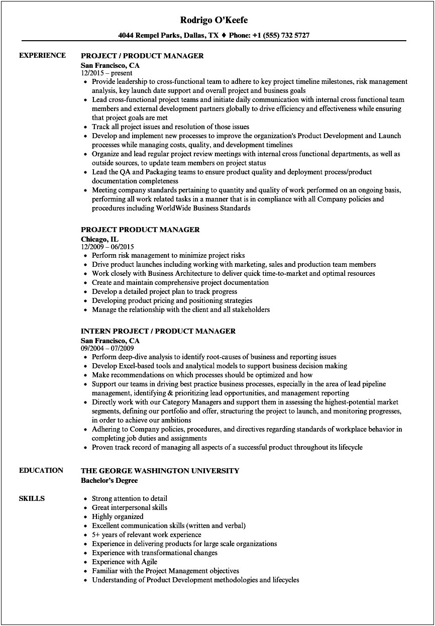 Large Format Production Lead Resume Samples