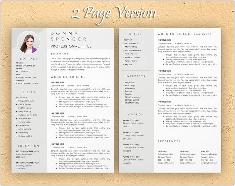 Latest Resume Format 2018 In Word