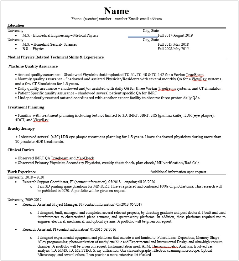 Law School Clinic And Publication On Resume