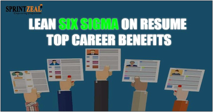 Lean Six Sigma Resume Examples