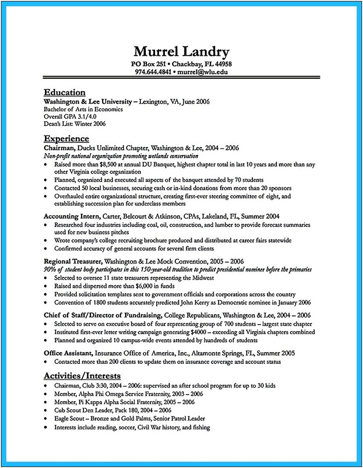 Leasing Consultant Resume Objective Sample