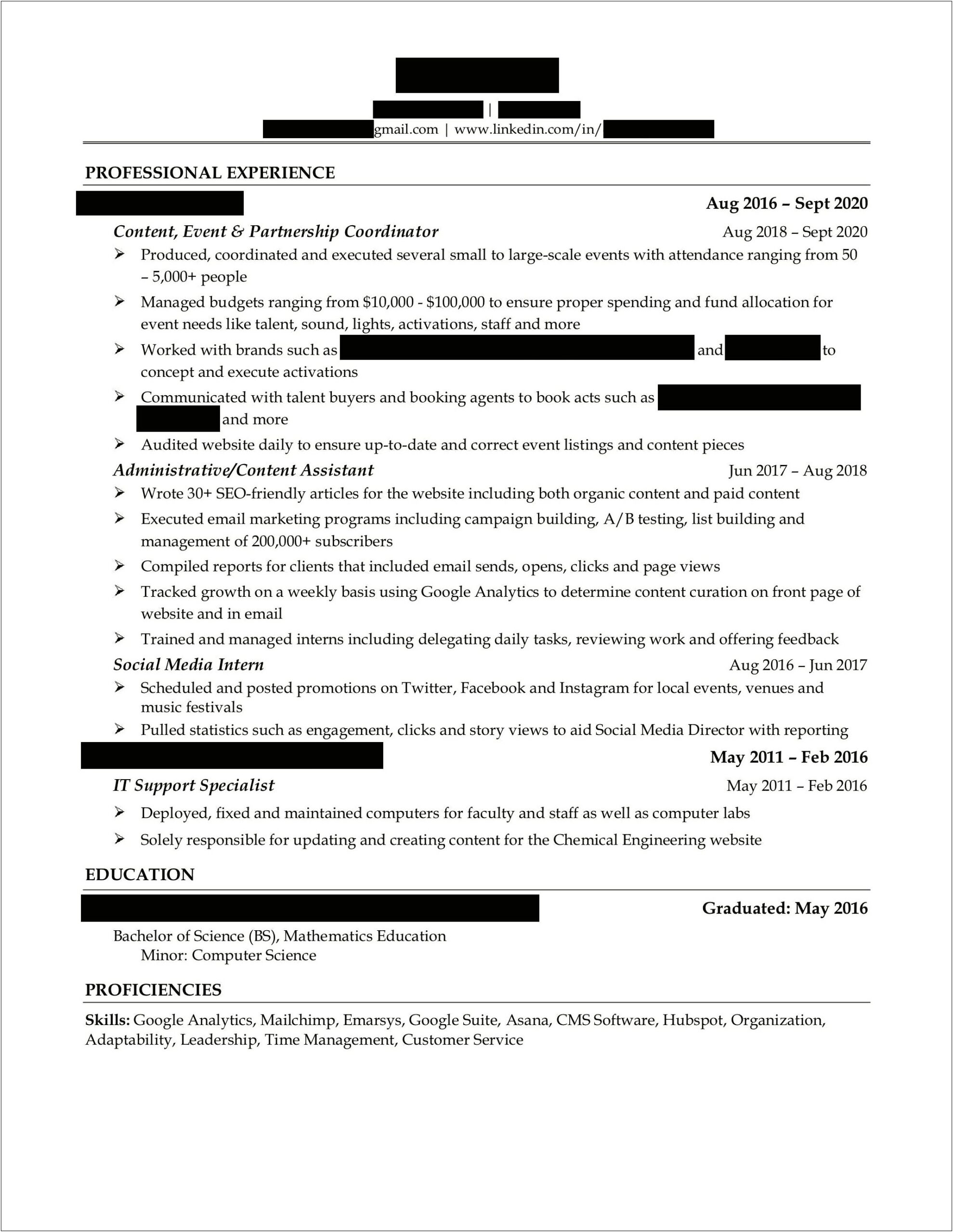 Leaving A Job Out On Resume