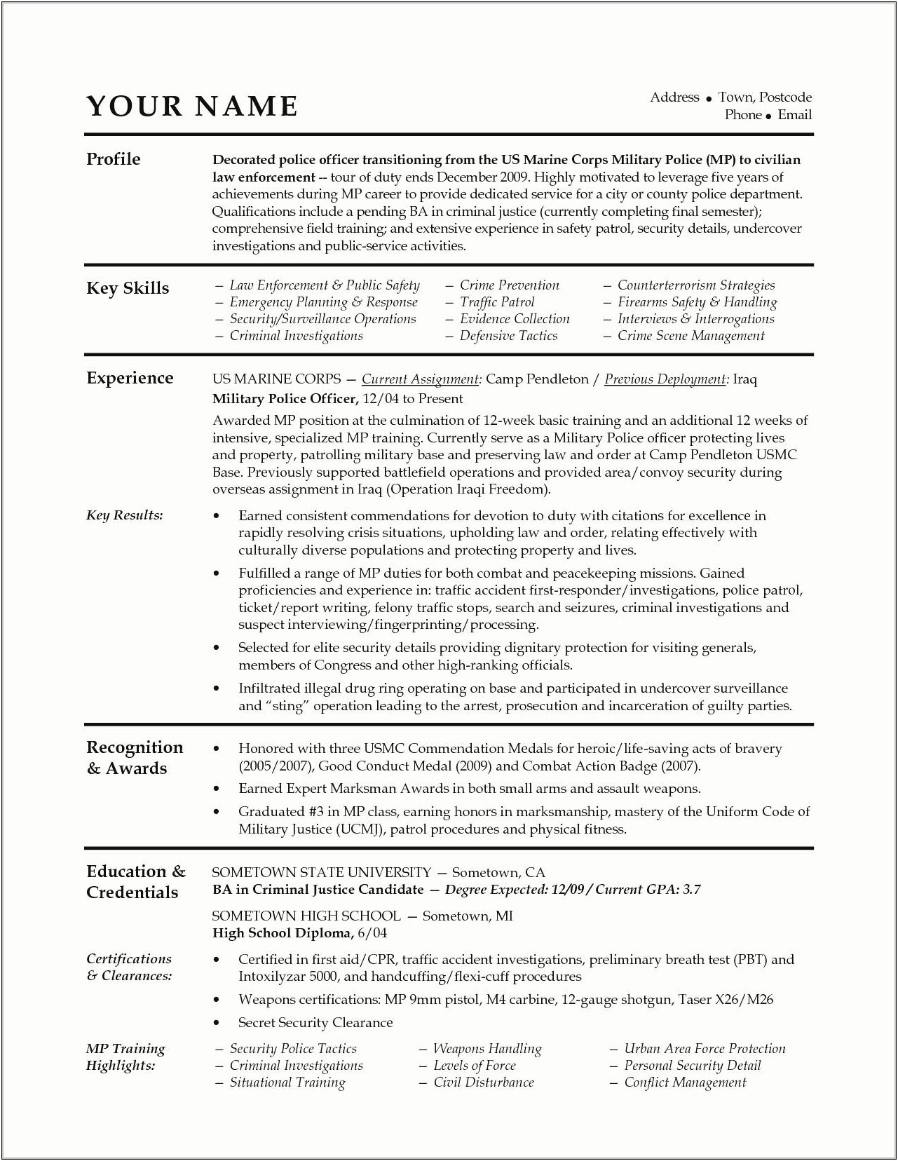 Legal Field Skills For Resumes