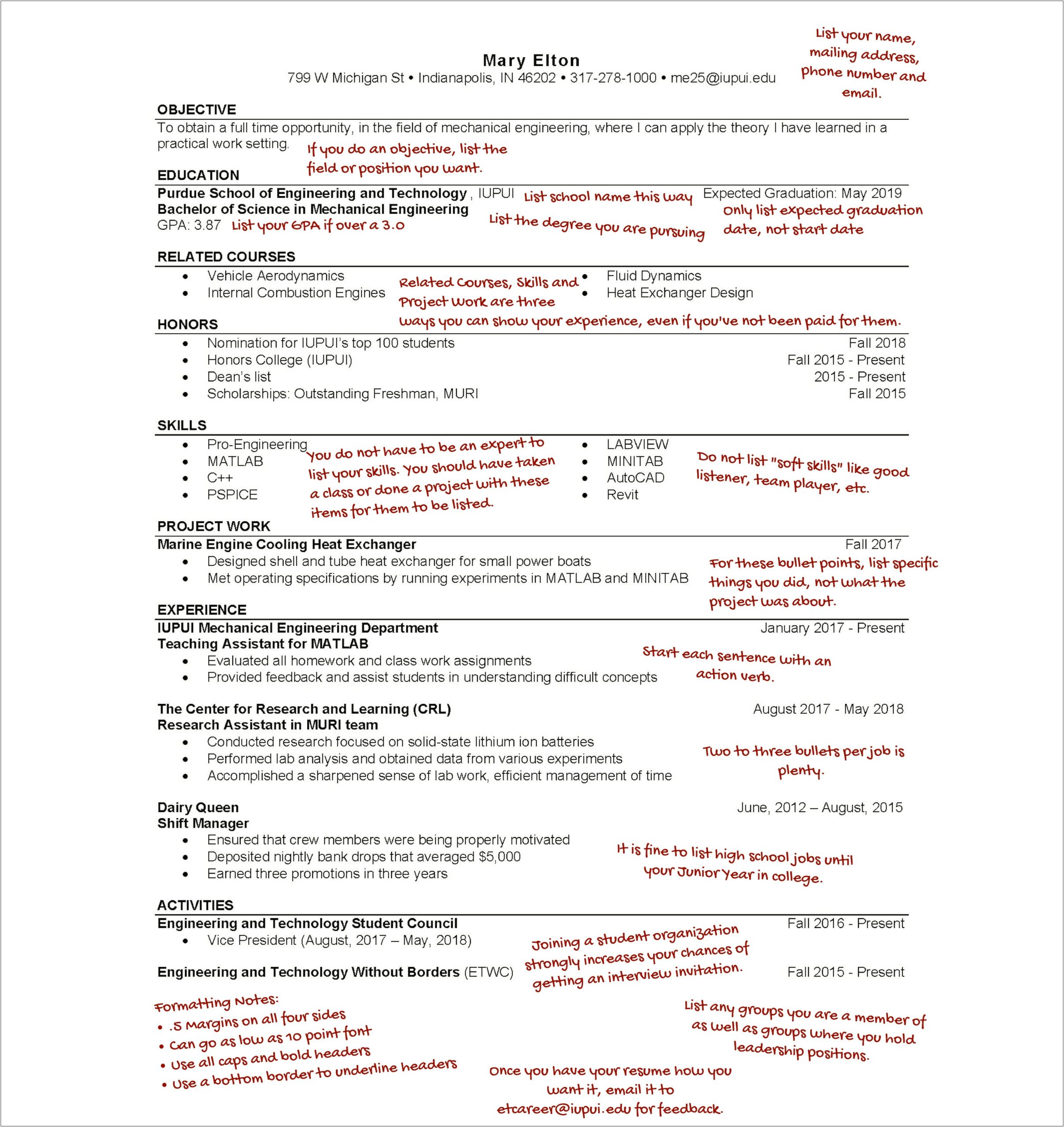 List Of Skills For Graduate School Resume